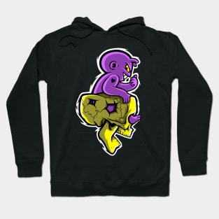 Skull baby Alien Hoodie